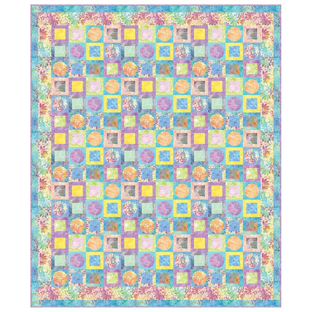 Timeless Treasures - Block and Dots Quilt pattern - FREE download