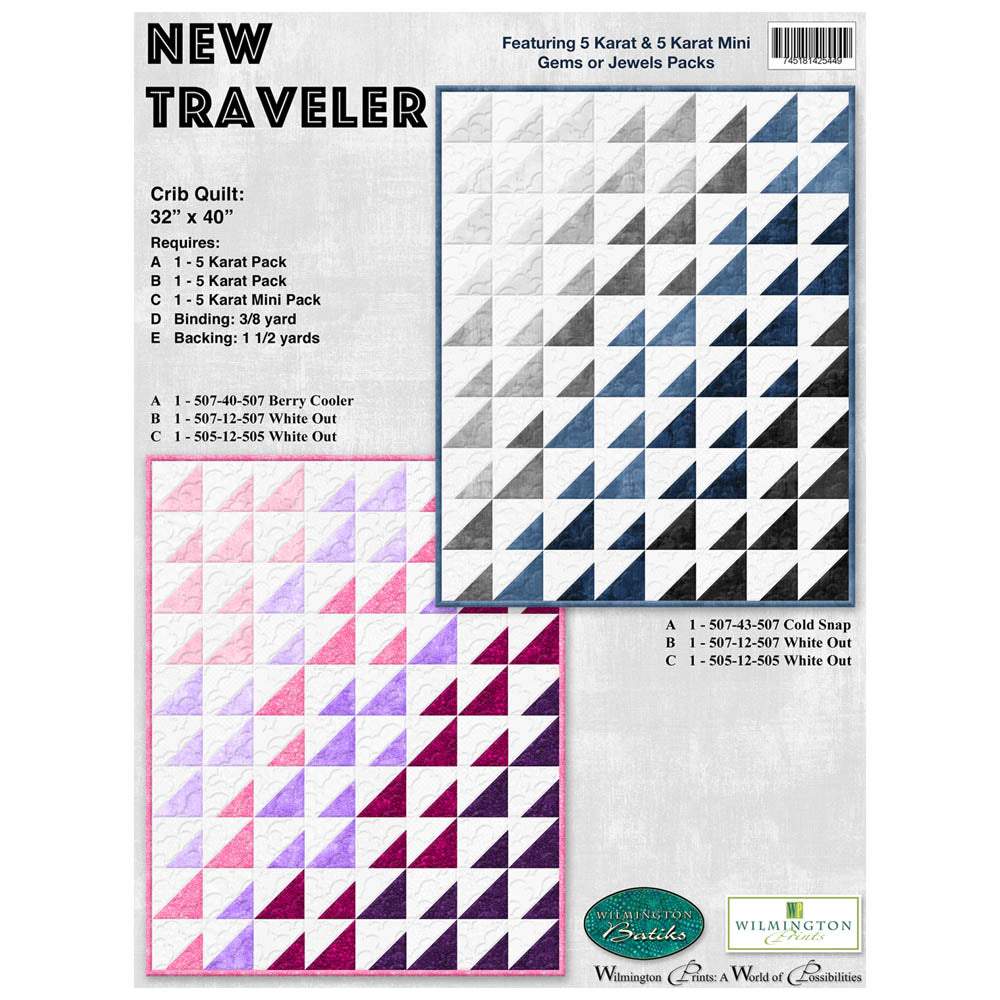 Wilmington Prints - New Traveler Quilt pattern - FREE download