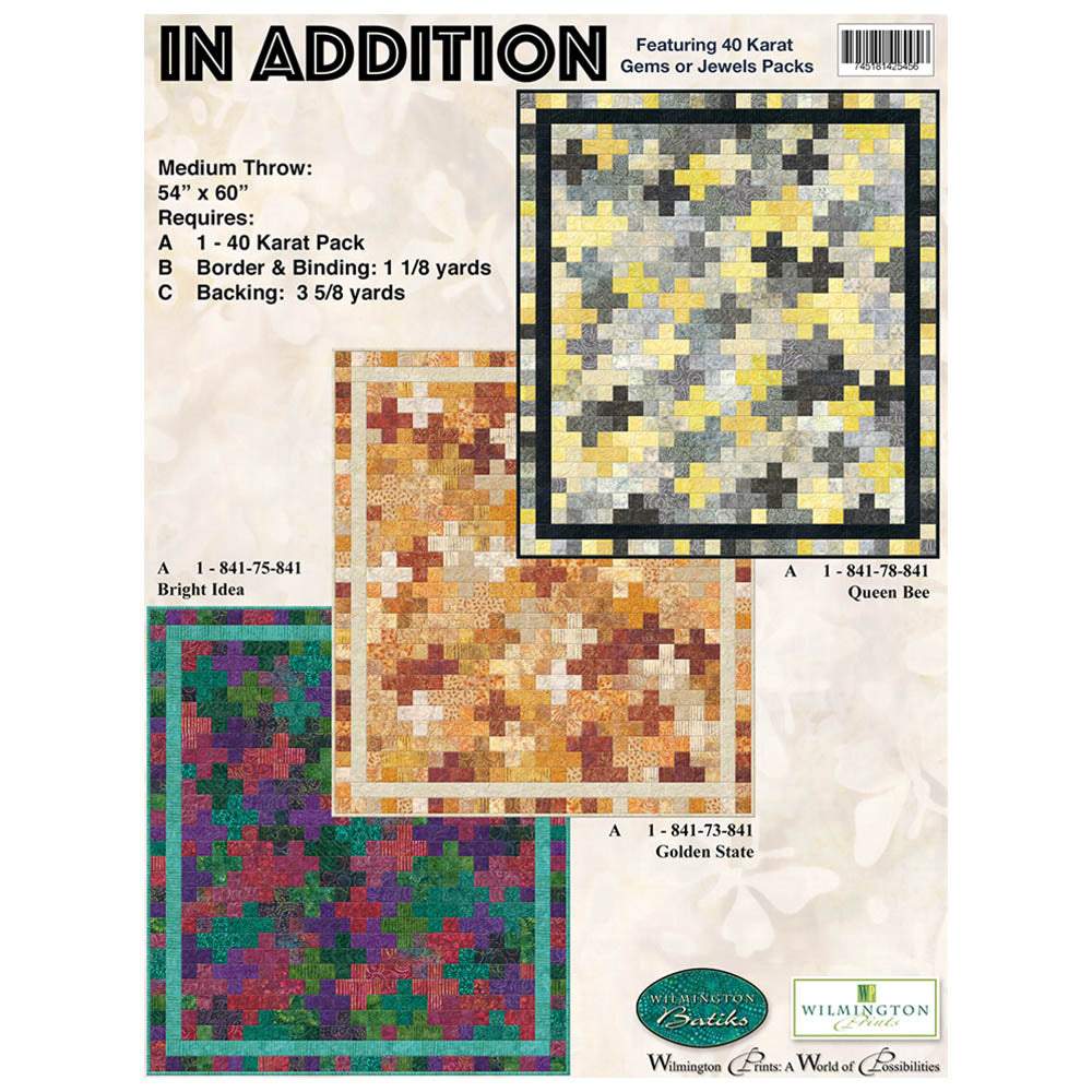 Wilmington Prints - In Addition Quilt pattern - FREE download