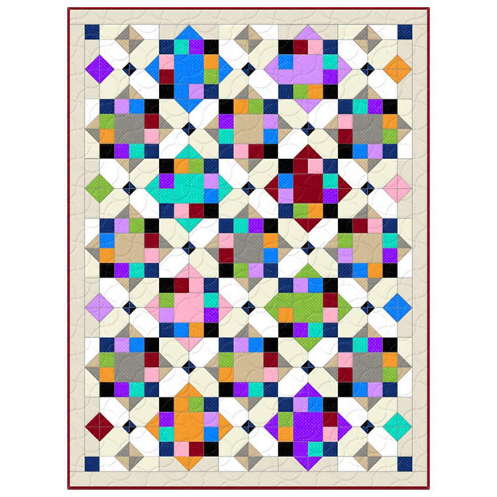 Wilmington Prints - Crossroads Quilt pattern - FREE download