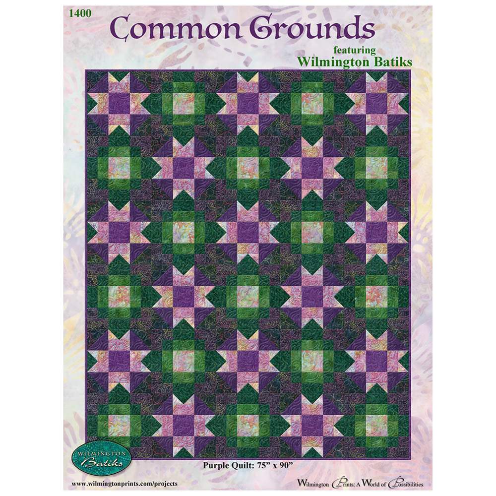 Wilmington Prints - Common Grounds Quilt pattern - FREE download