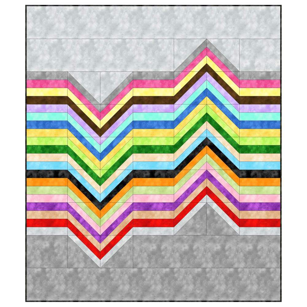 Wilmington Prints - Colorbeat Quilt pattern - FREE download