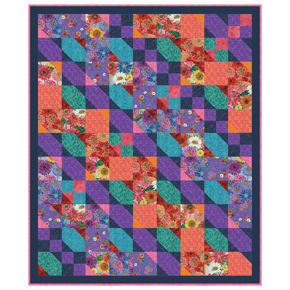 Wilmington Prints - Blossom & Bloom Quilt pattern - FREE download