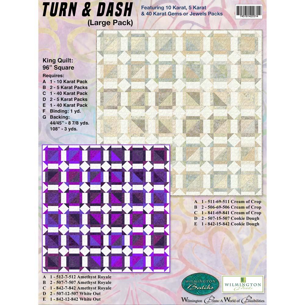 Wilmington Prints - Turn & Dash Pattern - FREE download