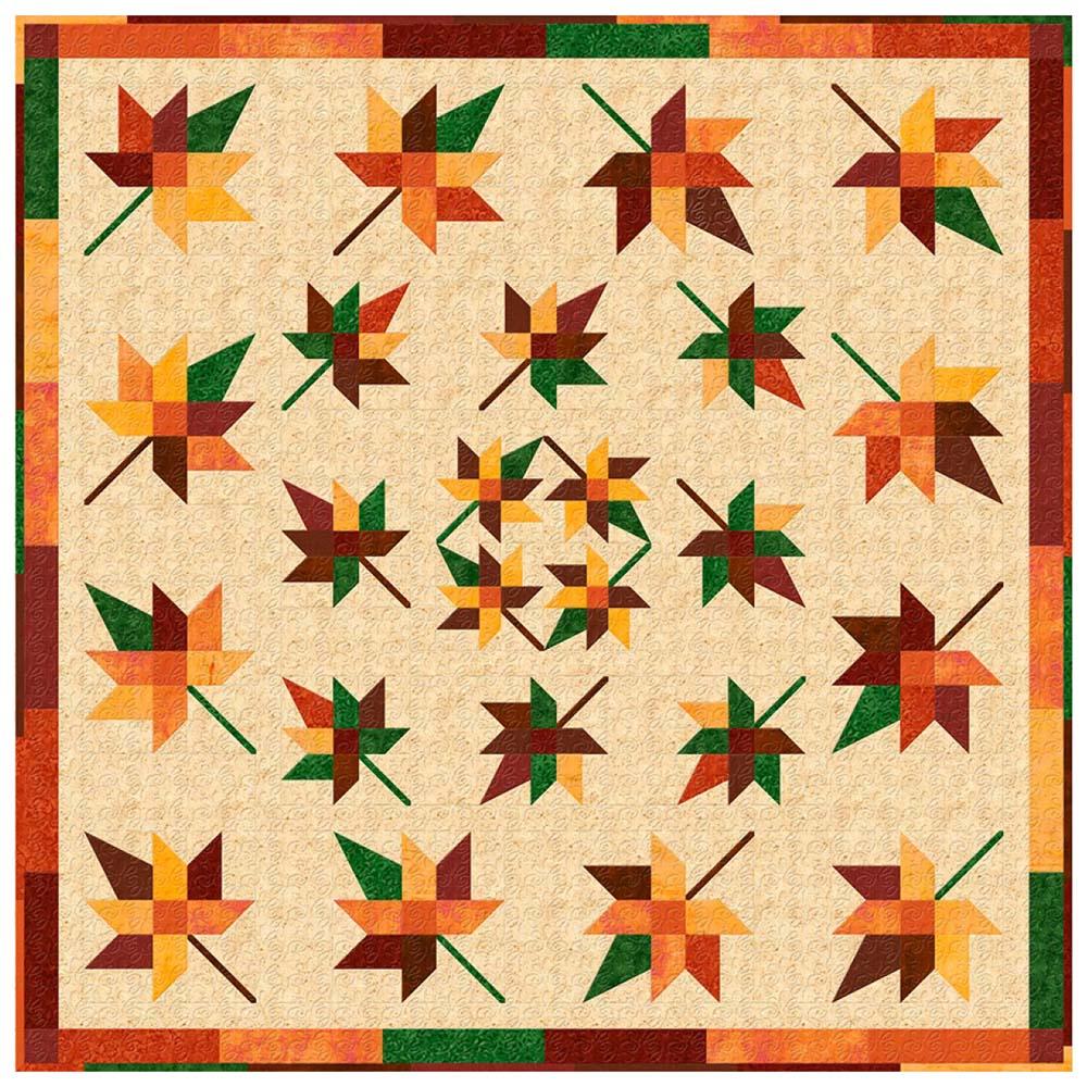 Wilmington Prints - Swirling Leaves Pattern - FREE download