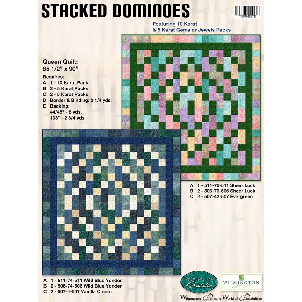 Wilmington Prints - Stacked Dominoes Pattern - FREE download