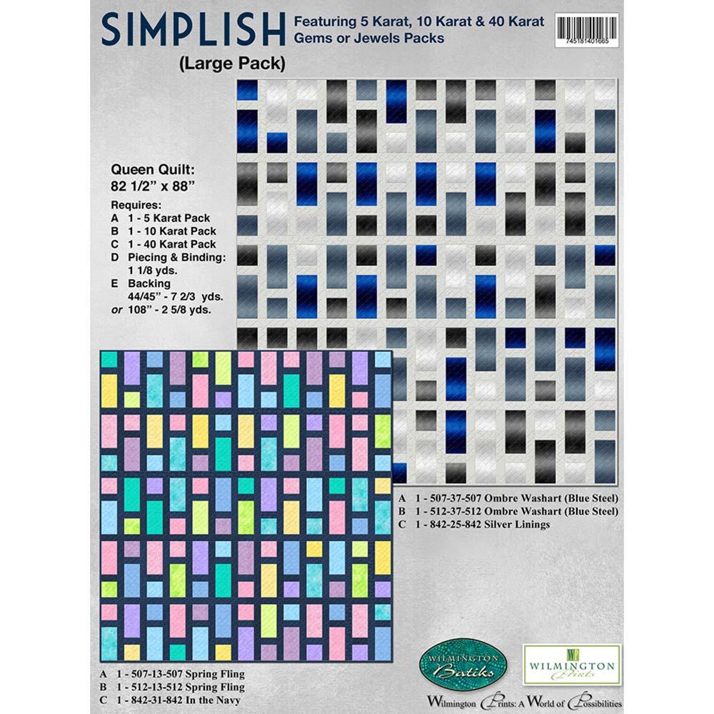 Wilmington Prints - Simplish Pattern - FREE download