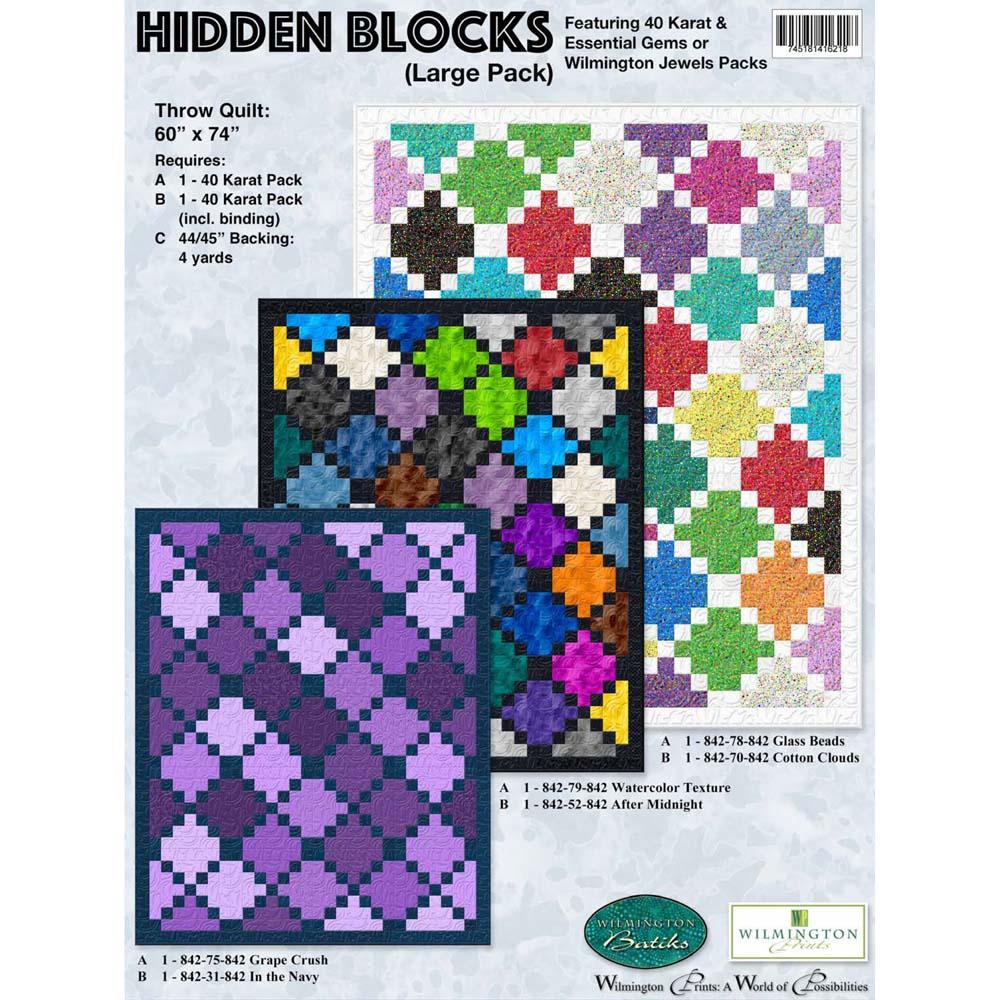 Wilmington Prints - Hidden Blocks Pattern - FREE download