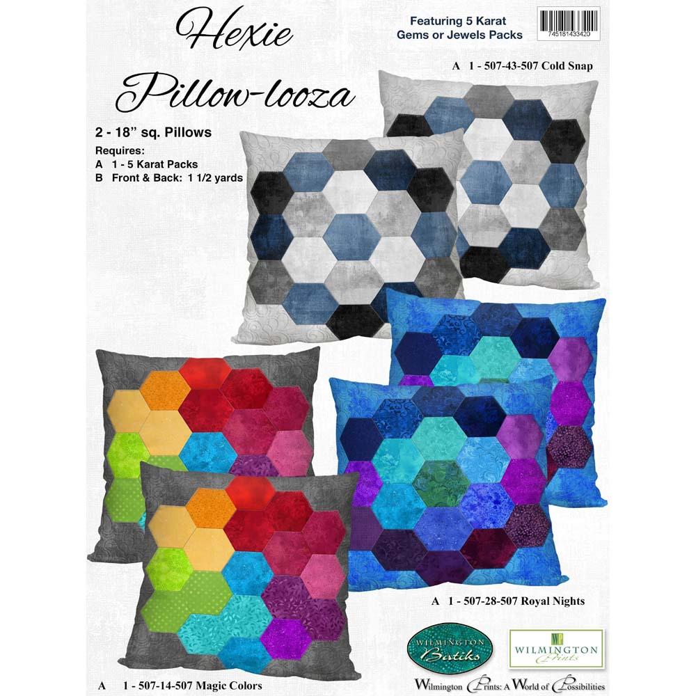 Wilmington Prints - Hexie Pillow-looza Pattern - FREE download