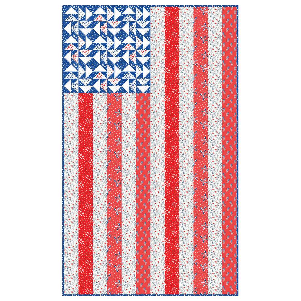Windham - Flag Table Runner pattern - FREE download
