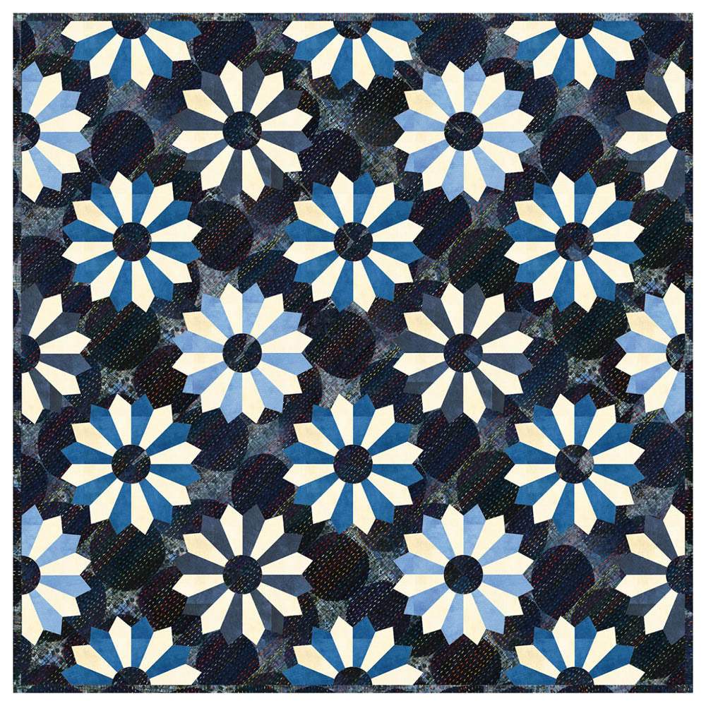 Windham - Denim Flowers Quilt pattern - FREE download