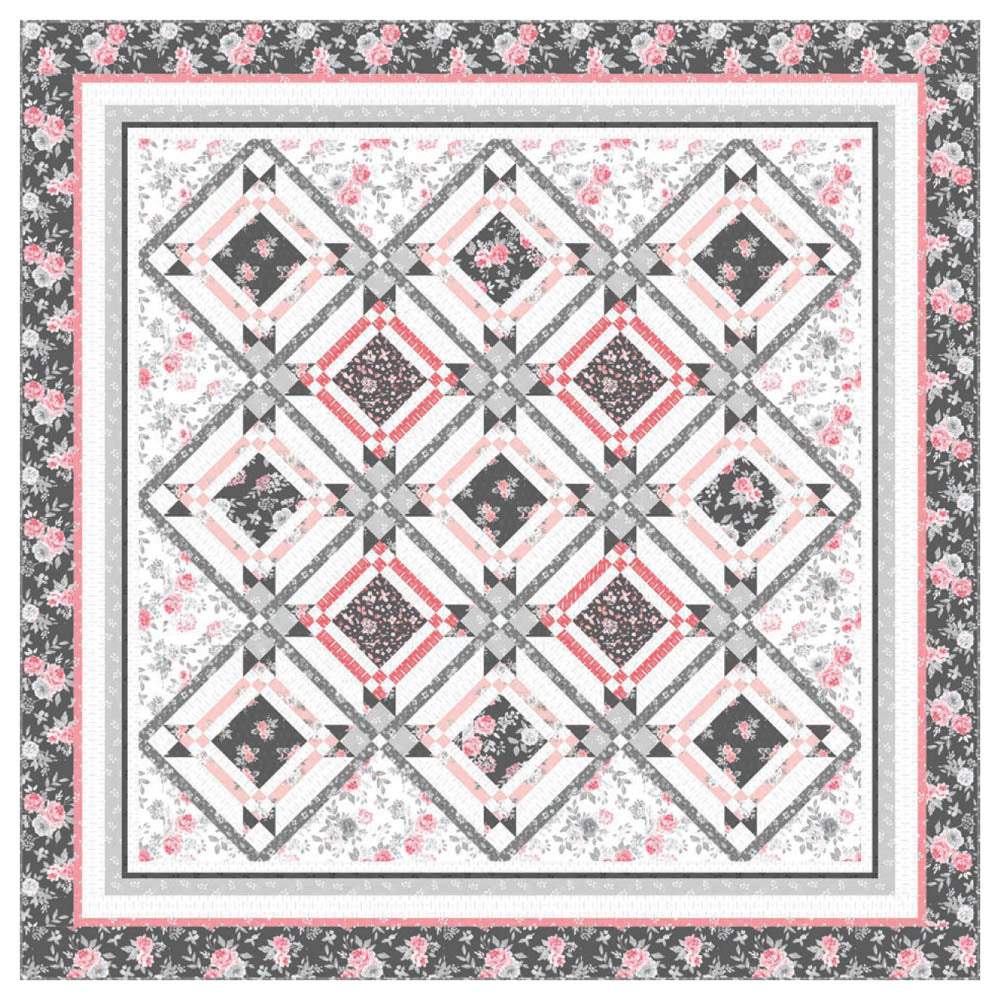 Windham - Chemin de Fleurs Quilt pattern - FREE download