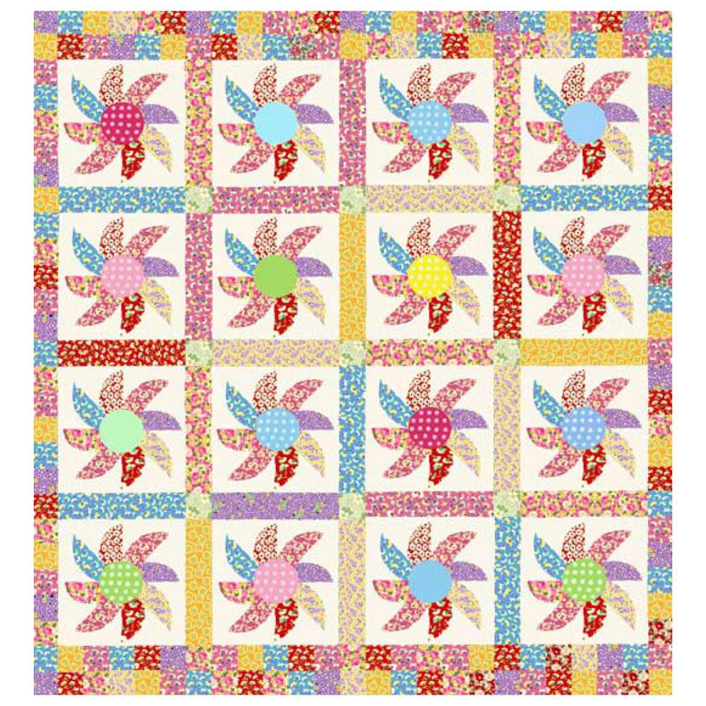 Windham - Fuzzball Flowers Pattern - FREE download