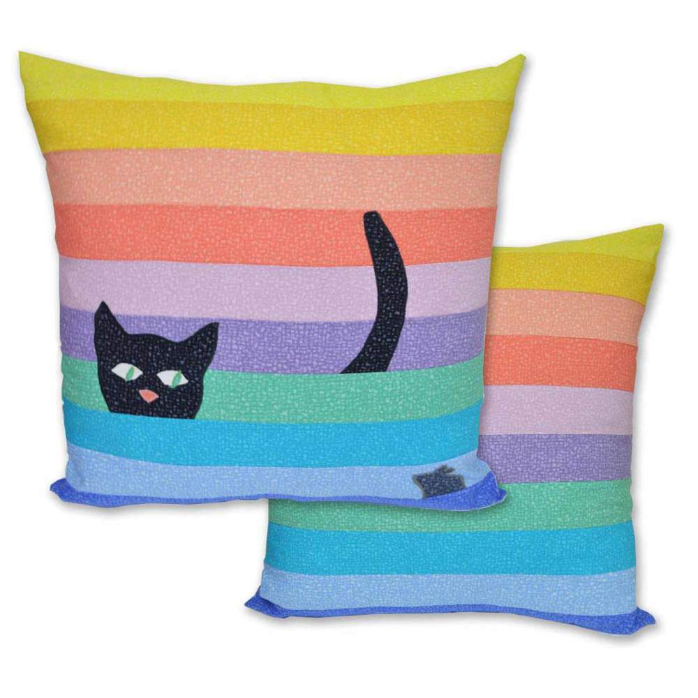 Windham - Cat Stripe Pillow Pattern - FREE download