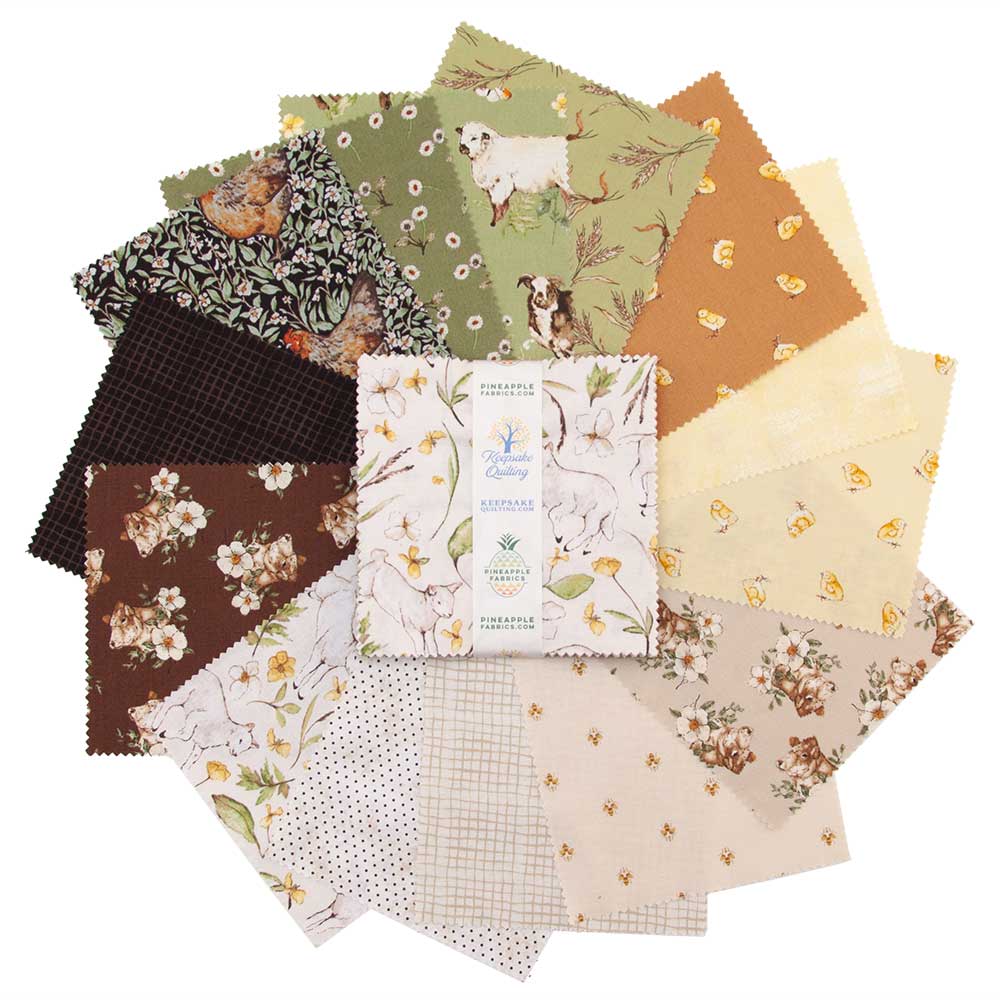 5" SquaresPineapple Fabrics Keepsake Quilting