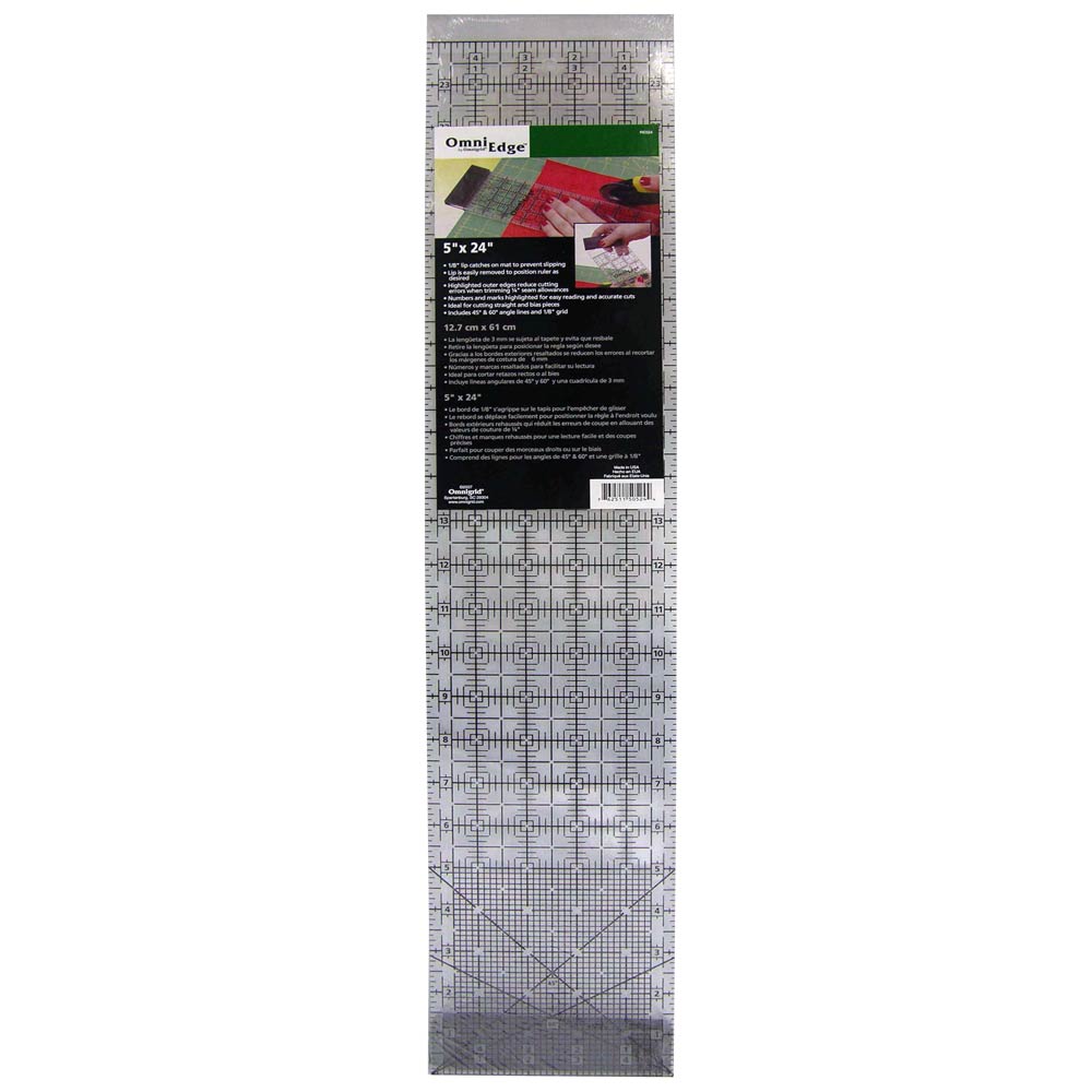 Omnigrid OmniEdge Ruler 5in x 24in – Keepsake Quilting