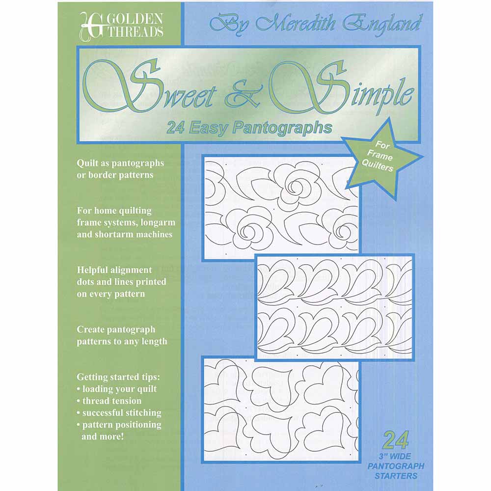 Sweet & Simple Pantograph – Keepsake Quilting sweet-simple-pantograph-keepsake-quilting