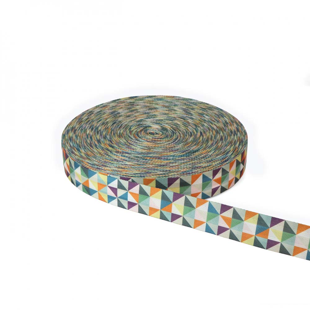 Half Square Triangle Multicolor Webbing 1-1/2in x 50 yd – Keepsake Quilting
