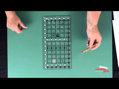 Creative Grids Quilt Ruler 8-1/2in x 24-1/2in Rectangle Creative Grids Quilt Ruler 8-1/2in x 24-1/2in Rectangle