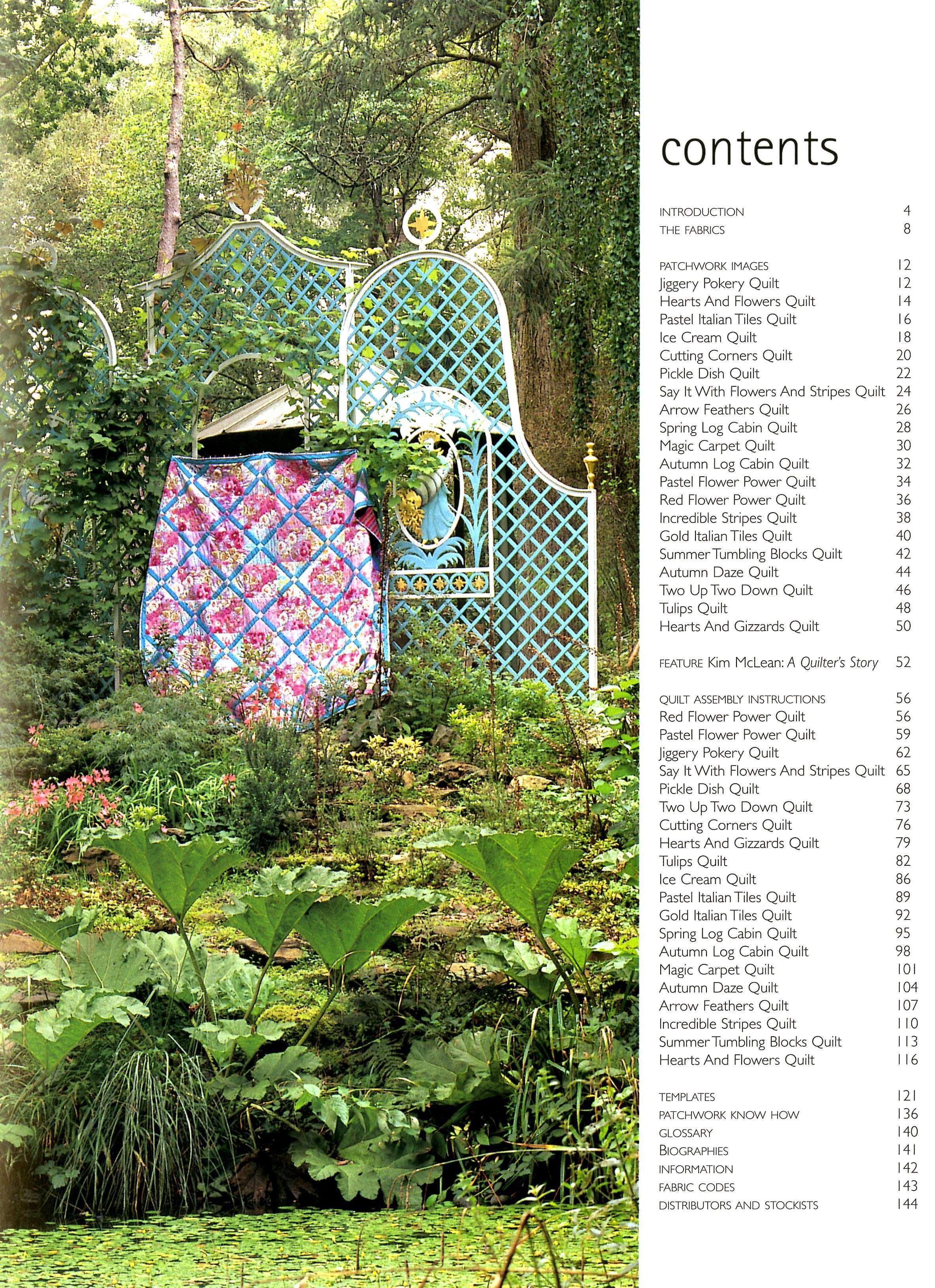 Lot of 4 ~ KAFFE FASSETT Quilts Sun Provence Romance Country Garden Books