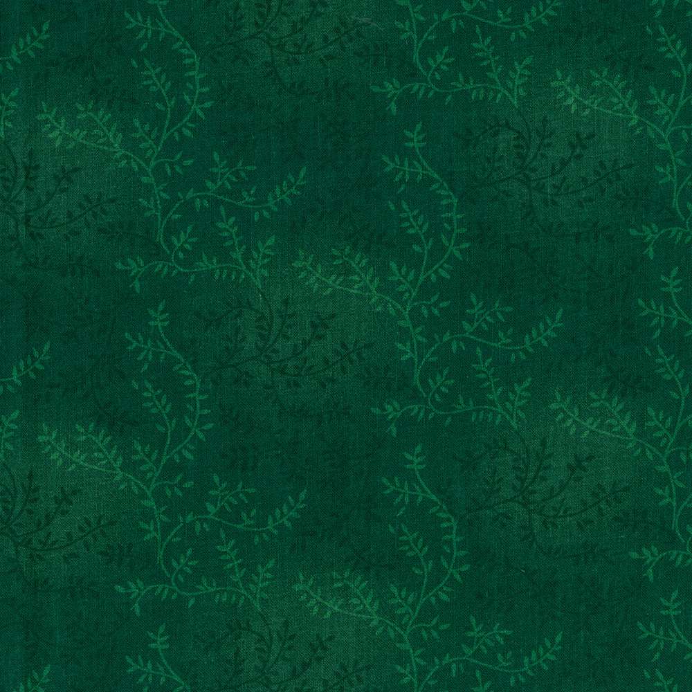 Christmas Green Blended Branches 108" Fabric By The Yard