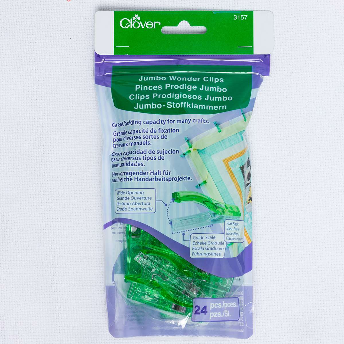 20/50PCS Pack Clover Wonder Clips for Crafts Quilting Sewing Knitting  Crochet