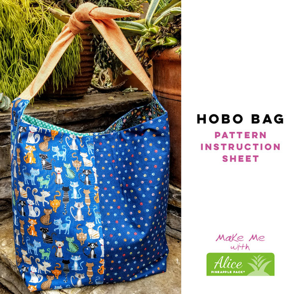 Hobo Bag - Alice Pineapple Pack Pattern – Keepsake Quilting