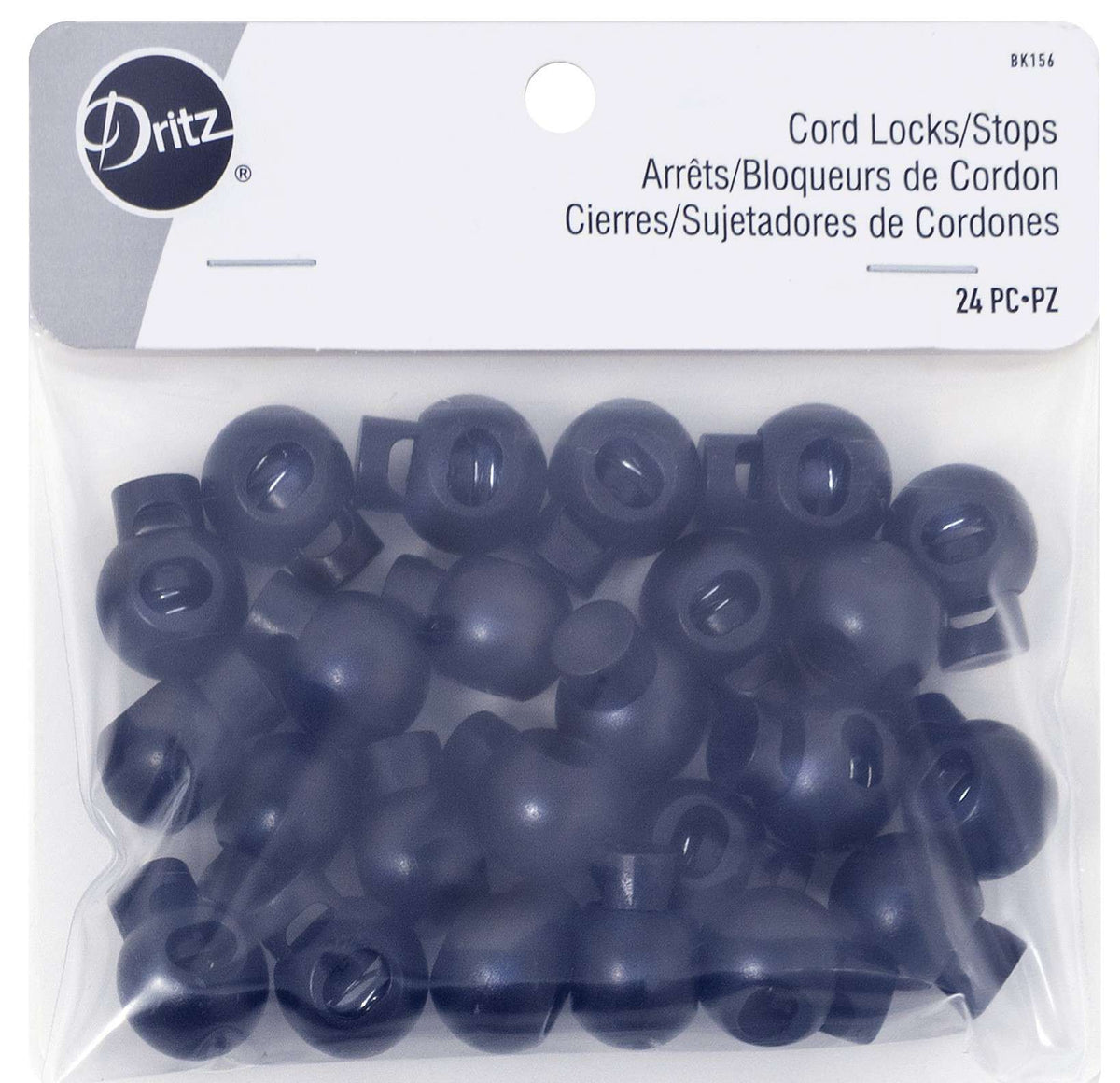 Round Cord Stops Locks Black – Keepsake Quilting