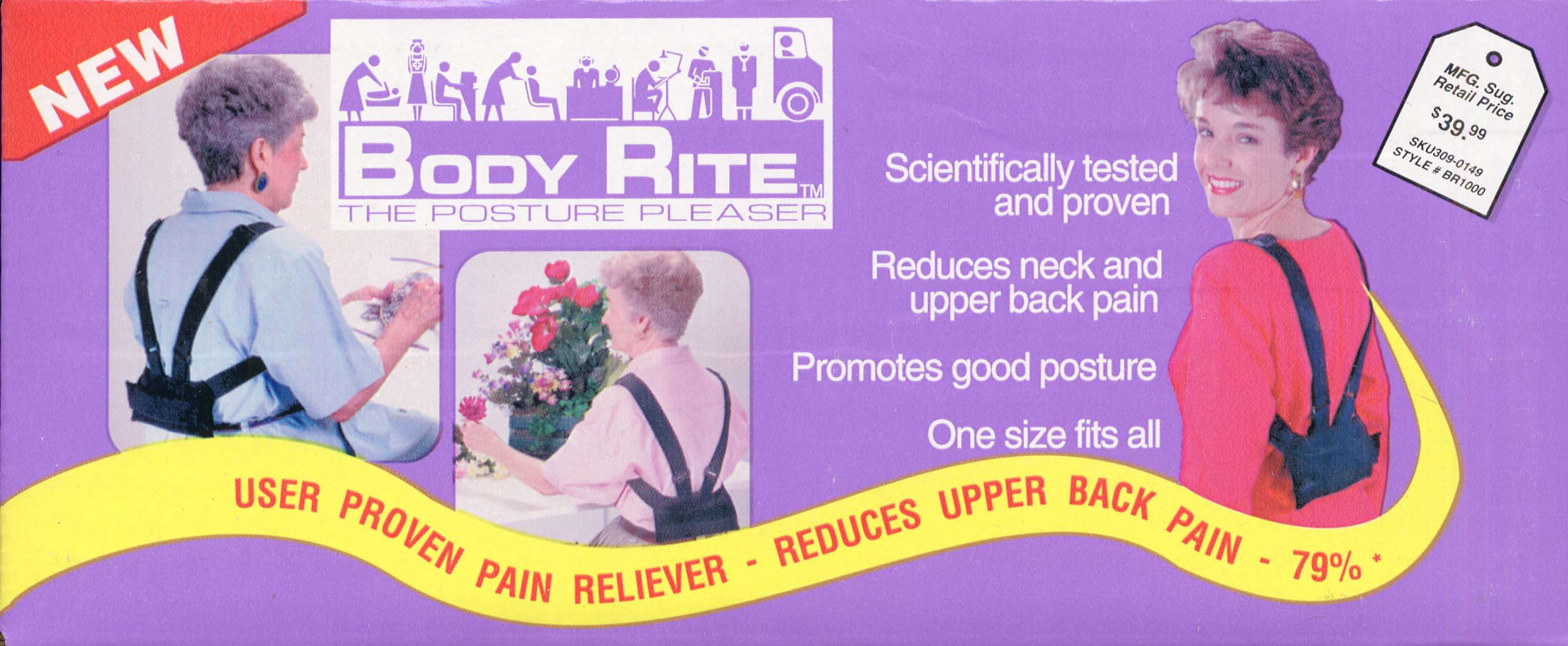Rite Aid Adjustable Back Stabilizer - One Size