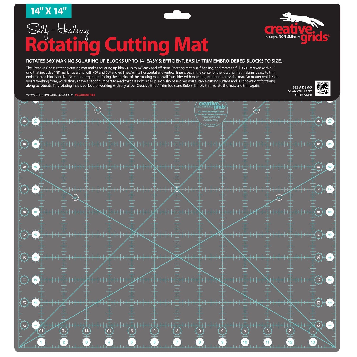 360 Rotating Cutting Mat, 14 — Prym Consumer USA Inc.