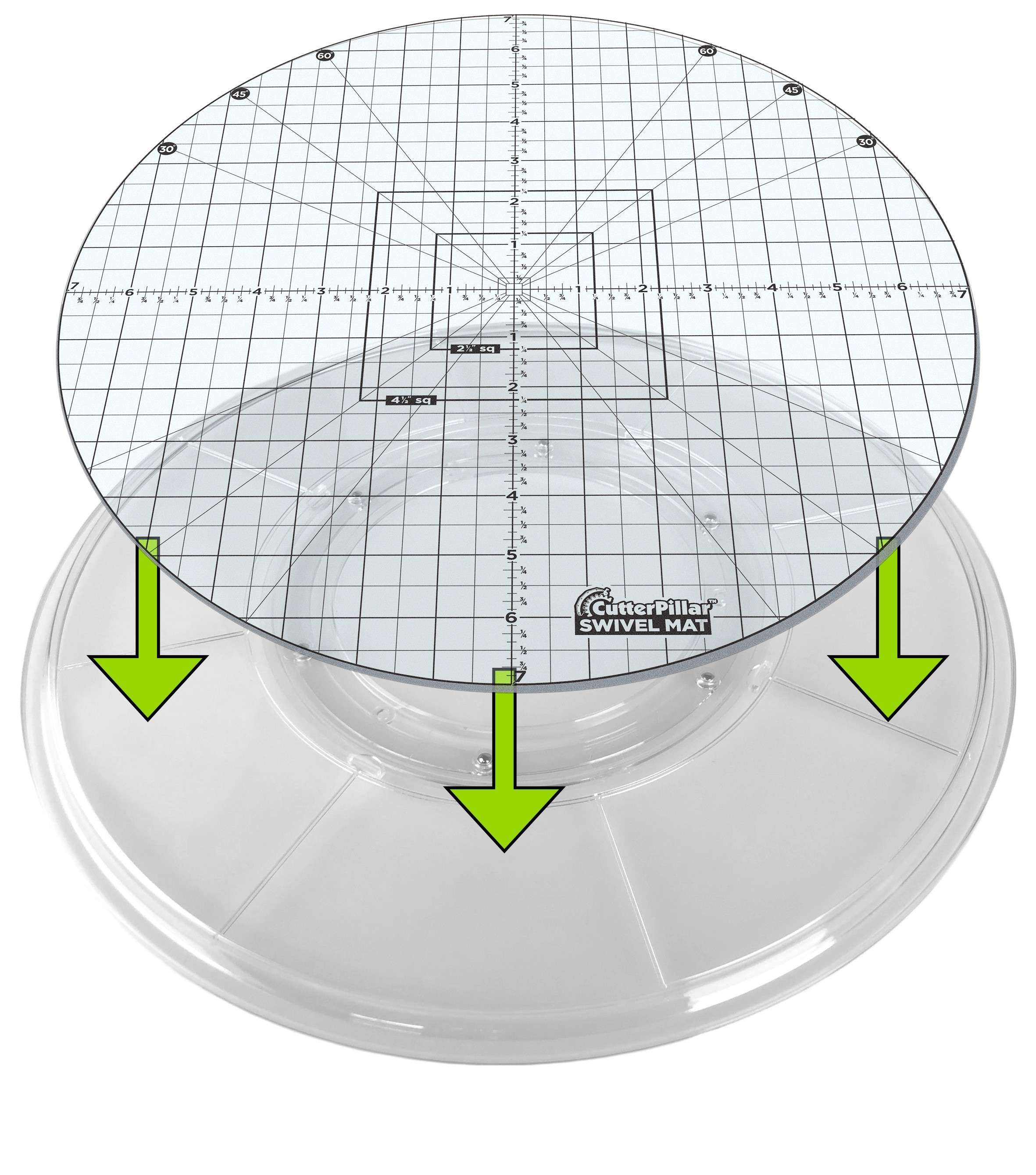 Cutterpillar Swivel Rotating Cutting Mat – Keepsake Quilting