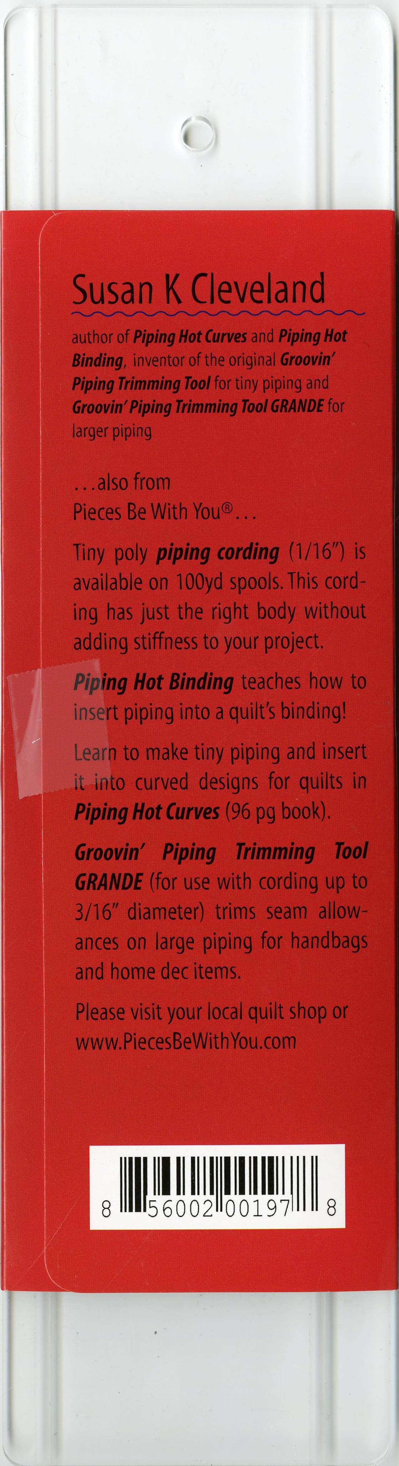 Groovin Piping Trimming Tool Only Keepsake Quilting