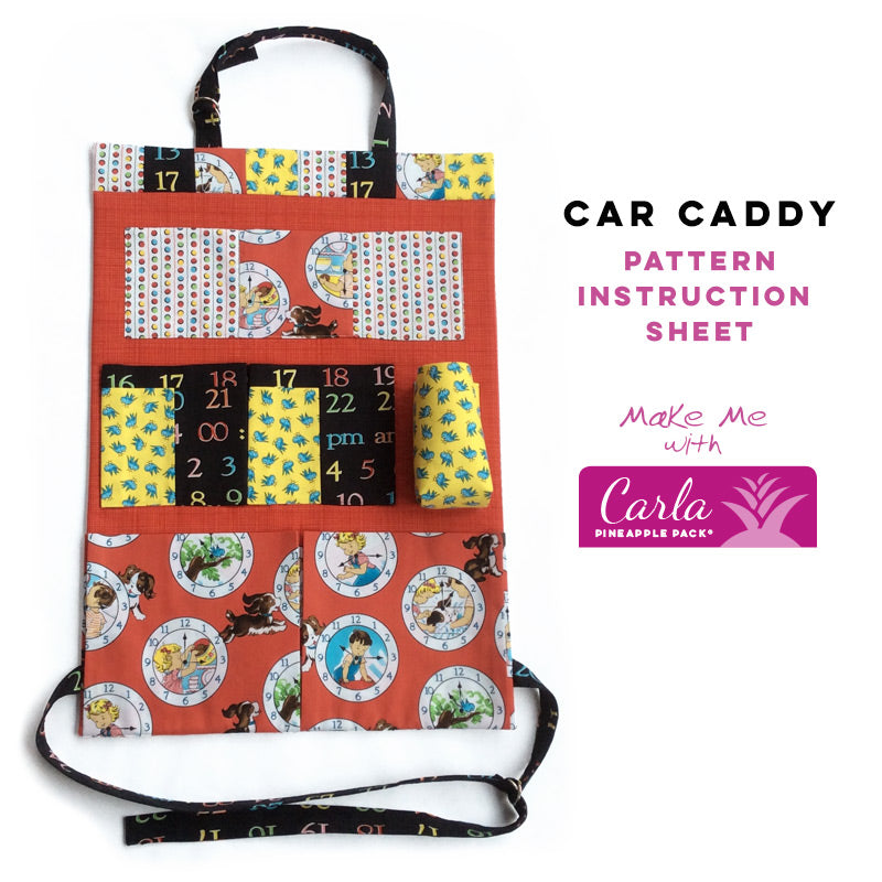 Car Caddy - Carla Pineapple Pack Pattern – Keepsake Quilting