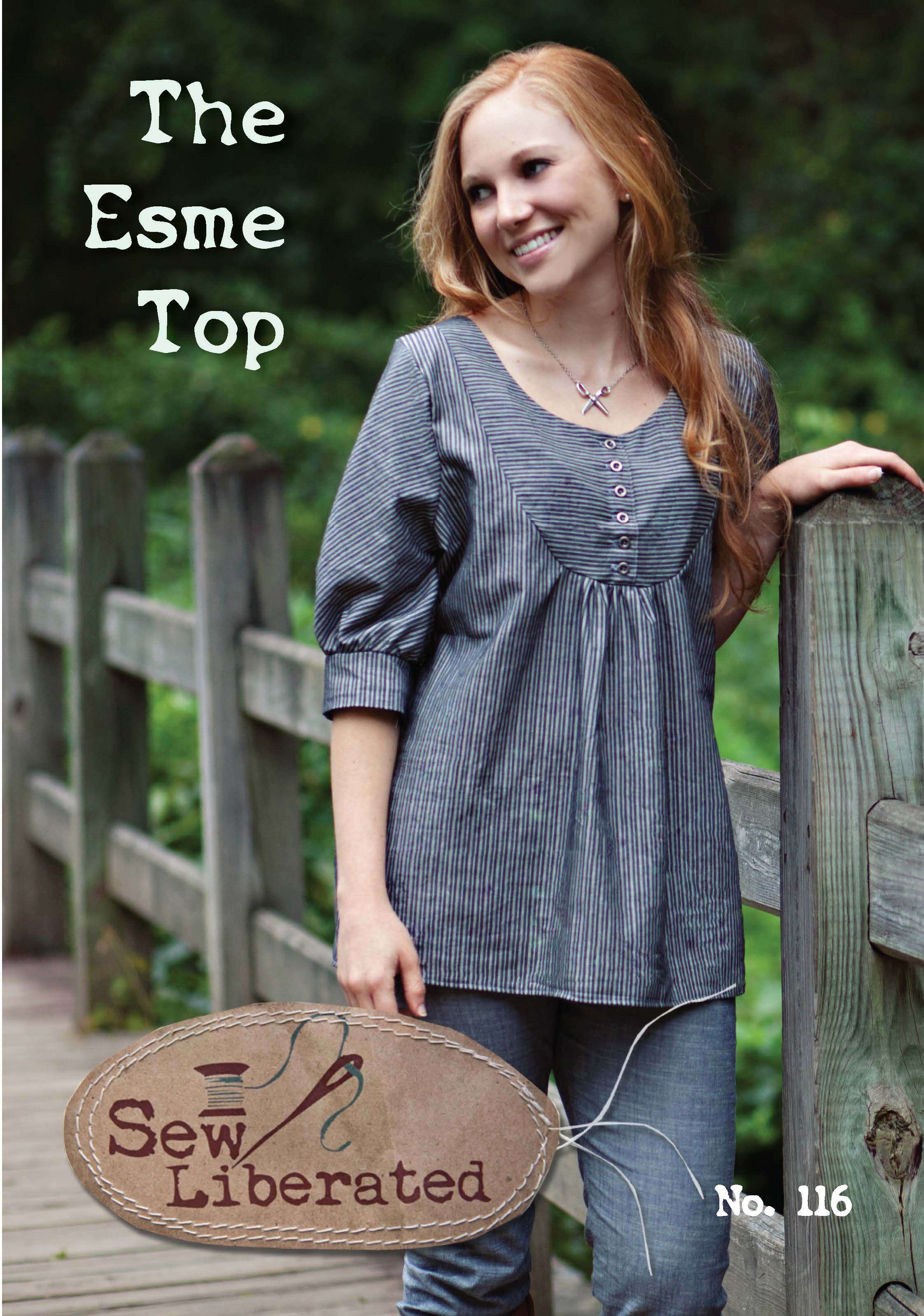 Esme Top Sewing Pattern by Sew Liberated – Keepsake Quilting