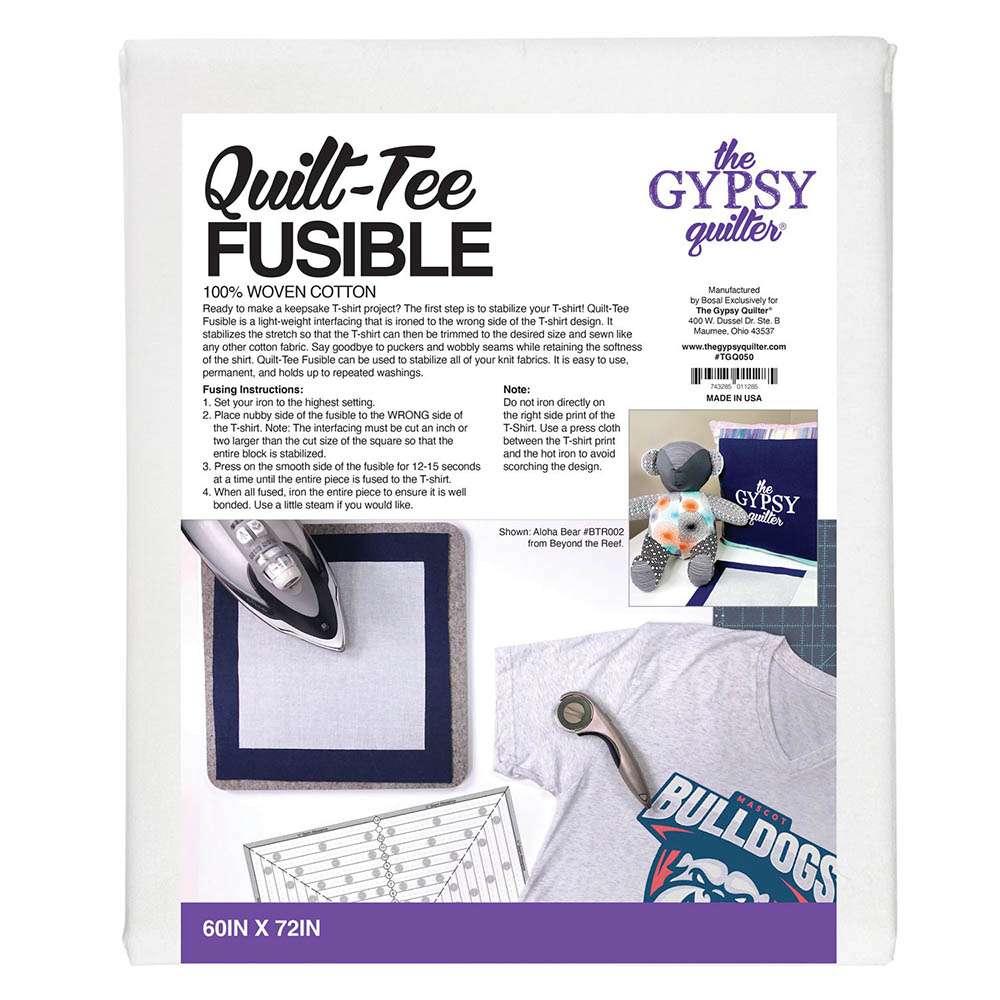 Gypsy Quilter Quilt-Tee Fusible 60in x 72in – Keepsake Quilting